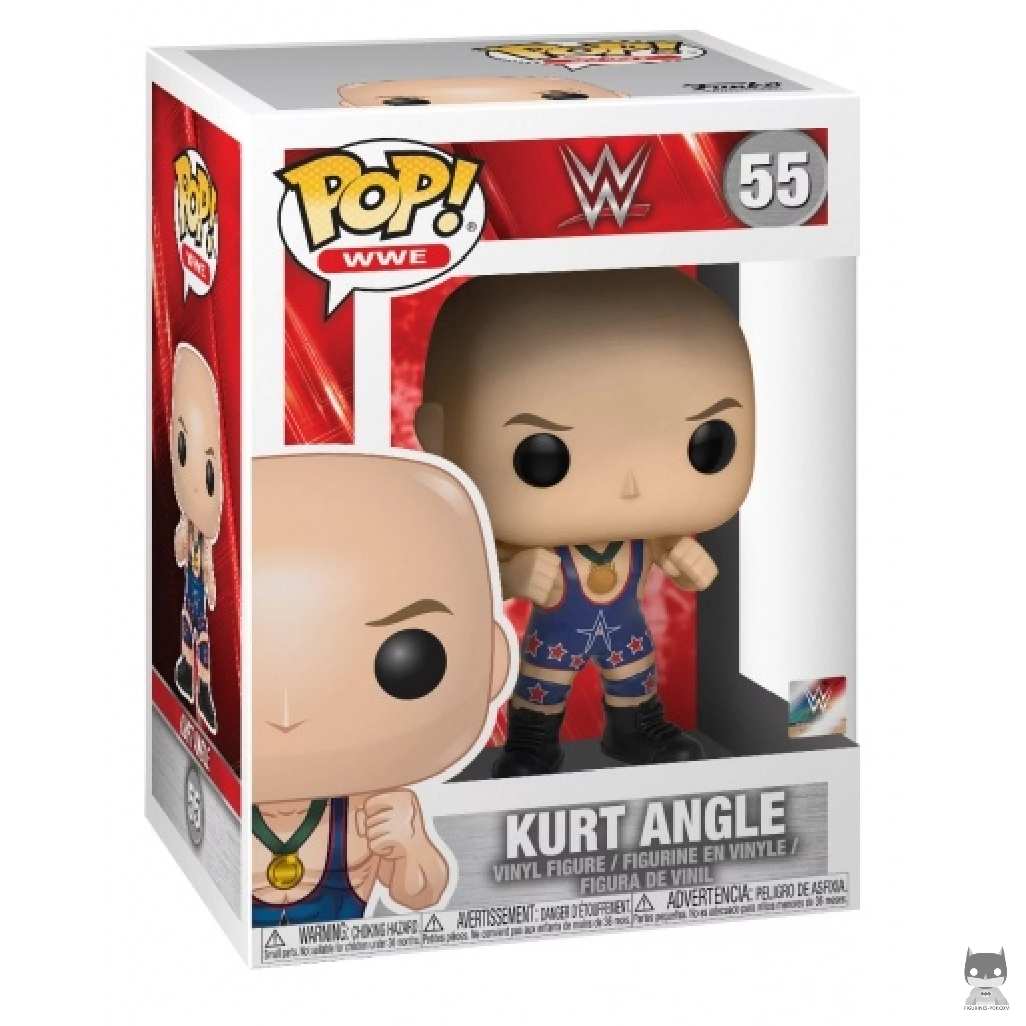 Figurine Funko POP Kurt Angle (tenue de Ring) avec boîte