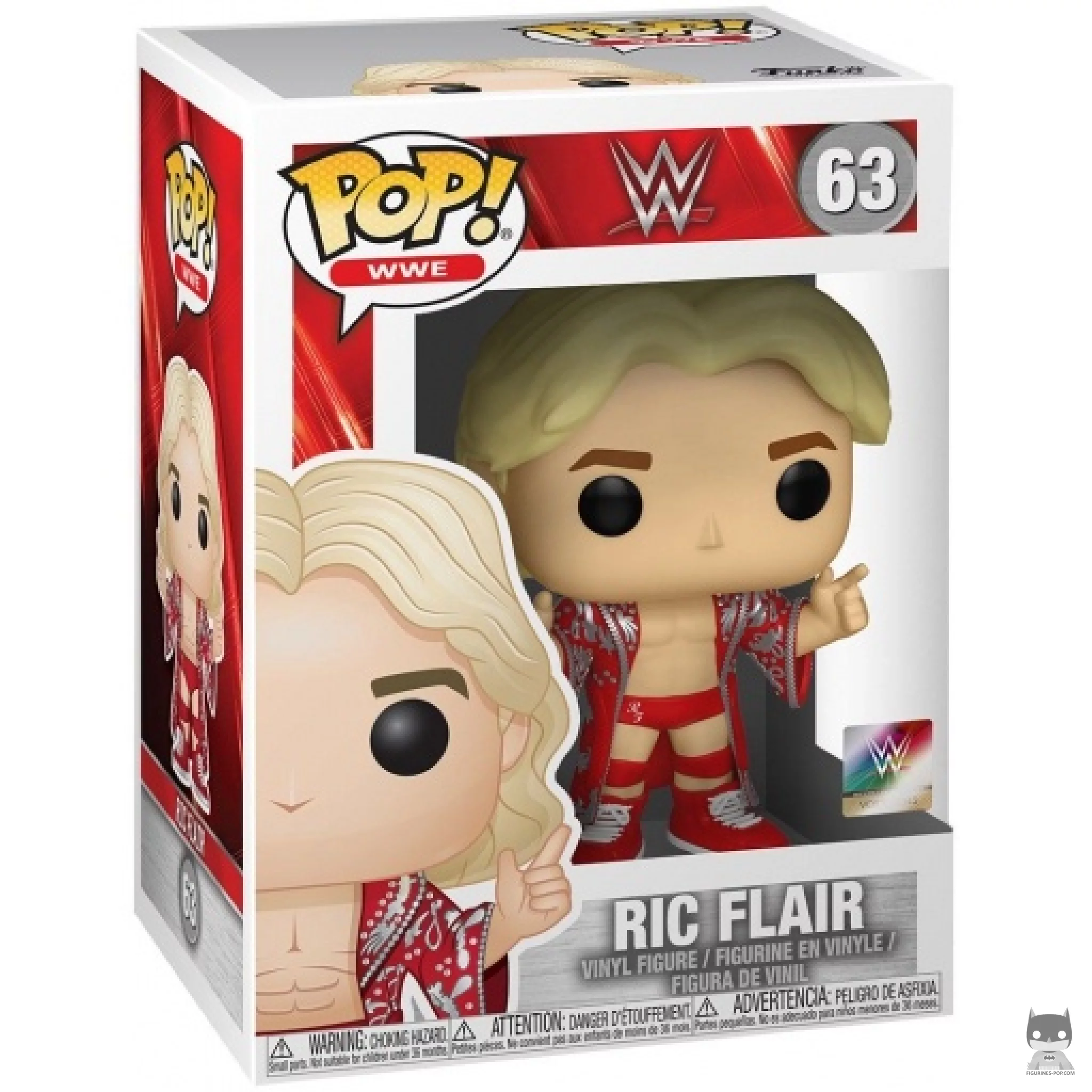 Figurine Funko POP Ric Flair (Rouge) avec boîte