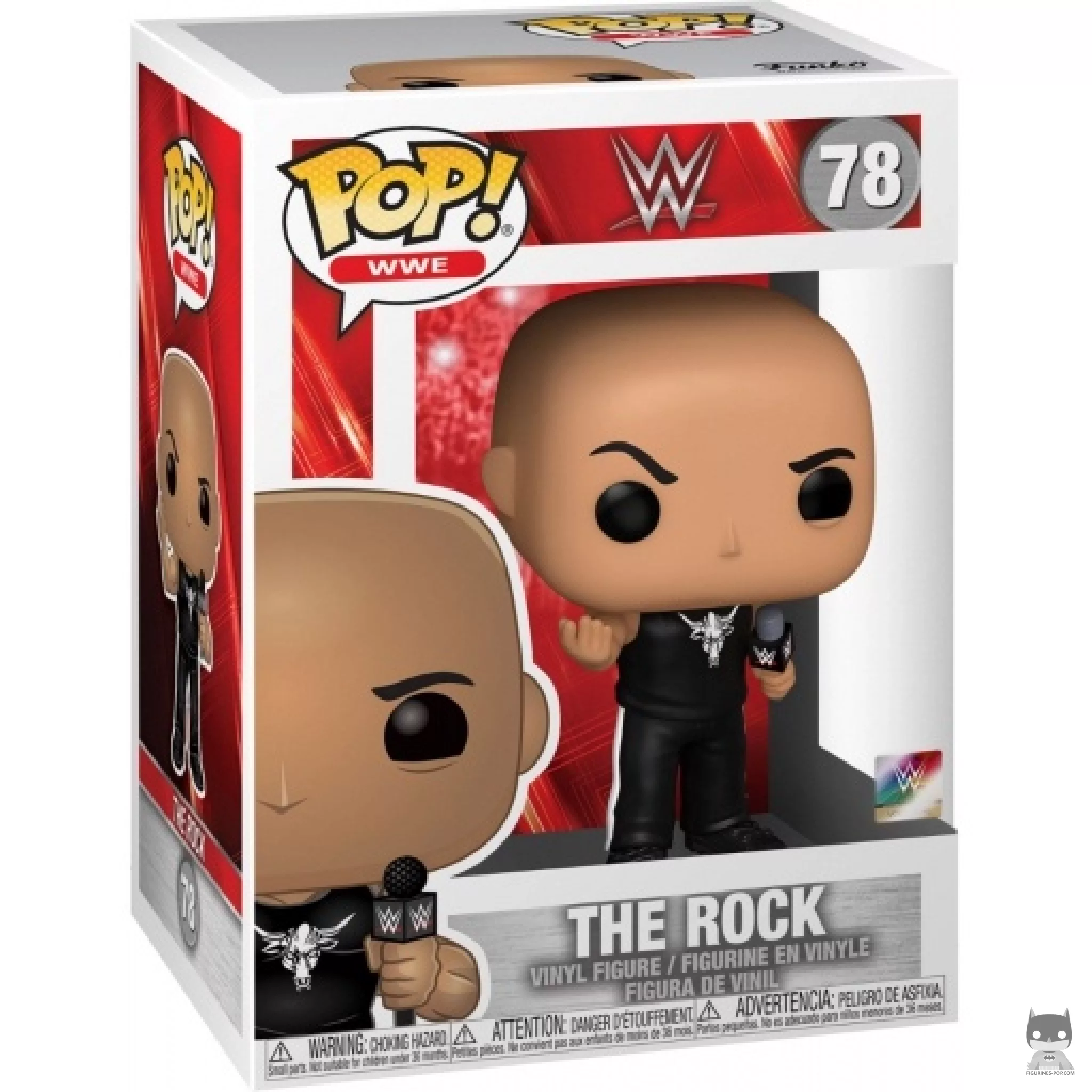 Figurine Funko POP The Rock avec boîte