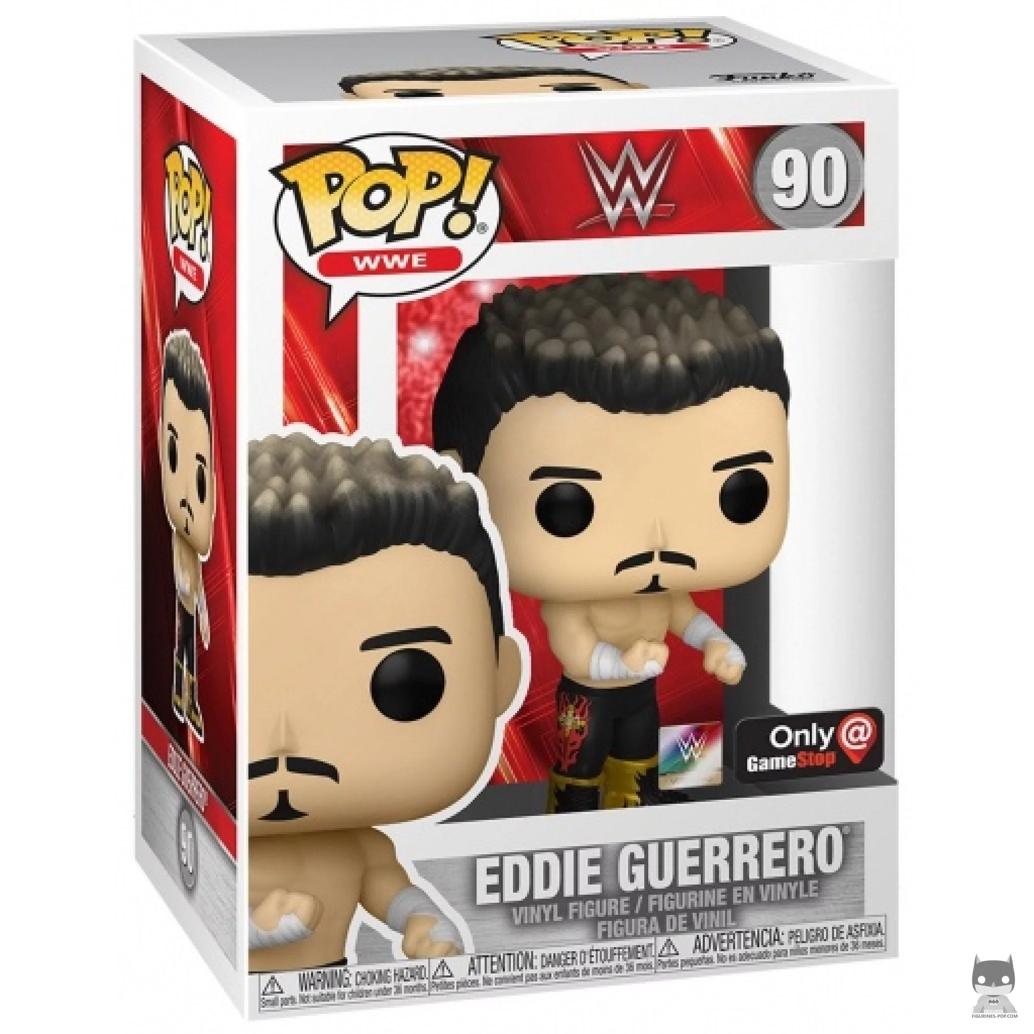 Figurine Funko POP Eddie Guerrero (Metallic) avec boîte