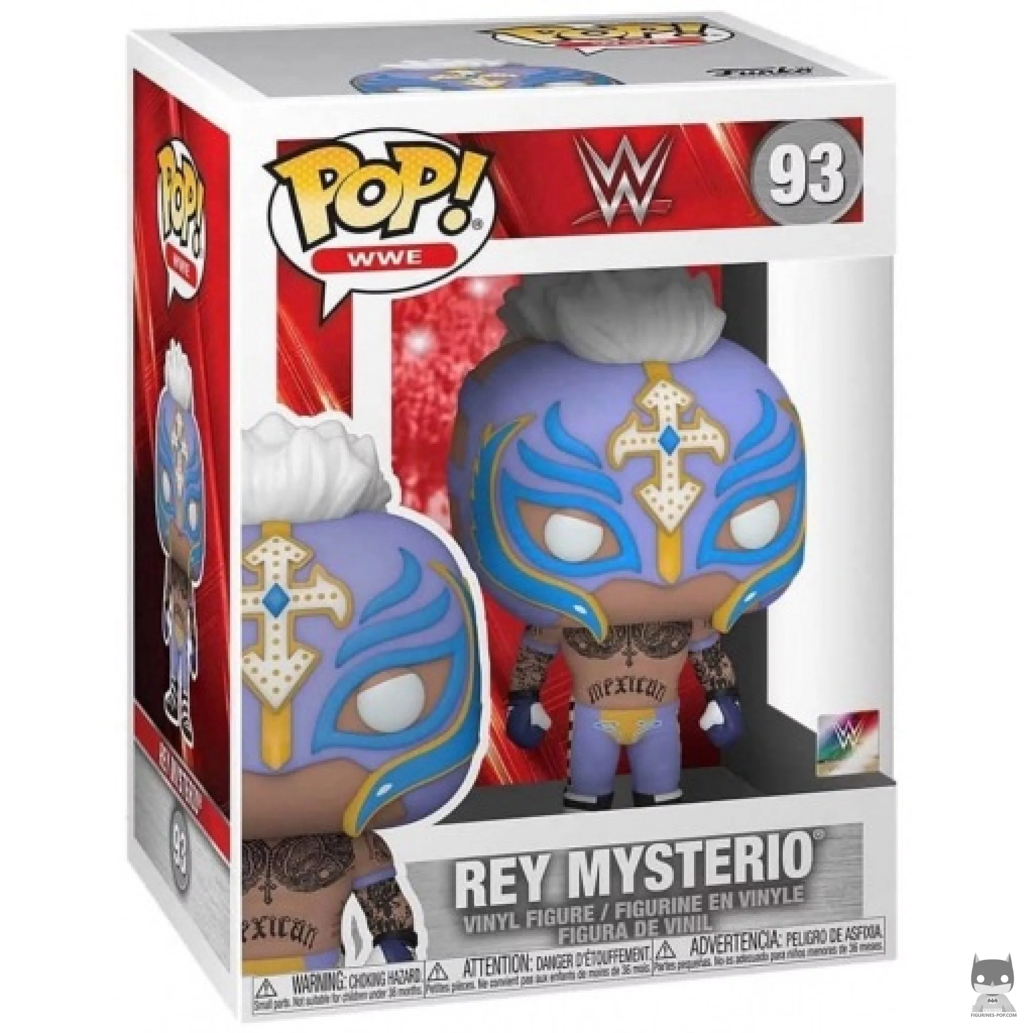 Figurine Funko POP Rey Mysterio avec boîte