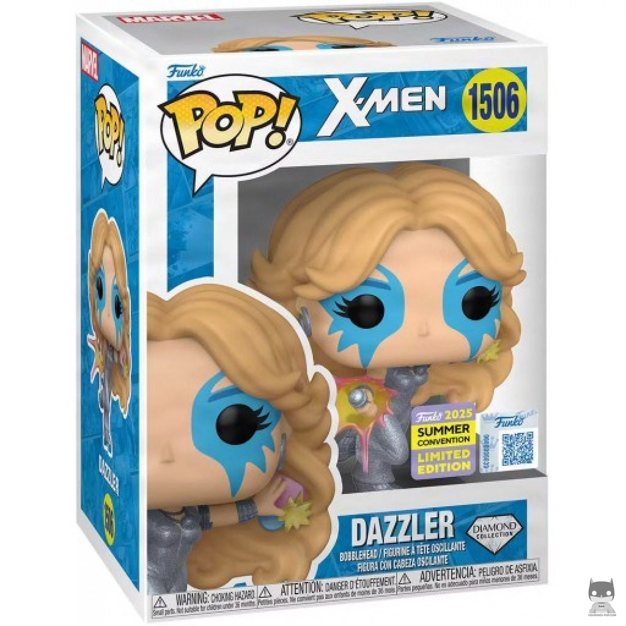 Figurine Funko POP Dazzler (Diamond Glitter) avec boîte