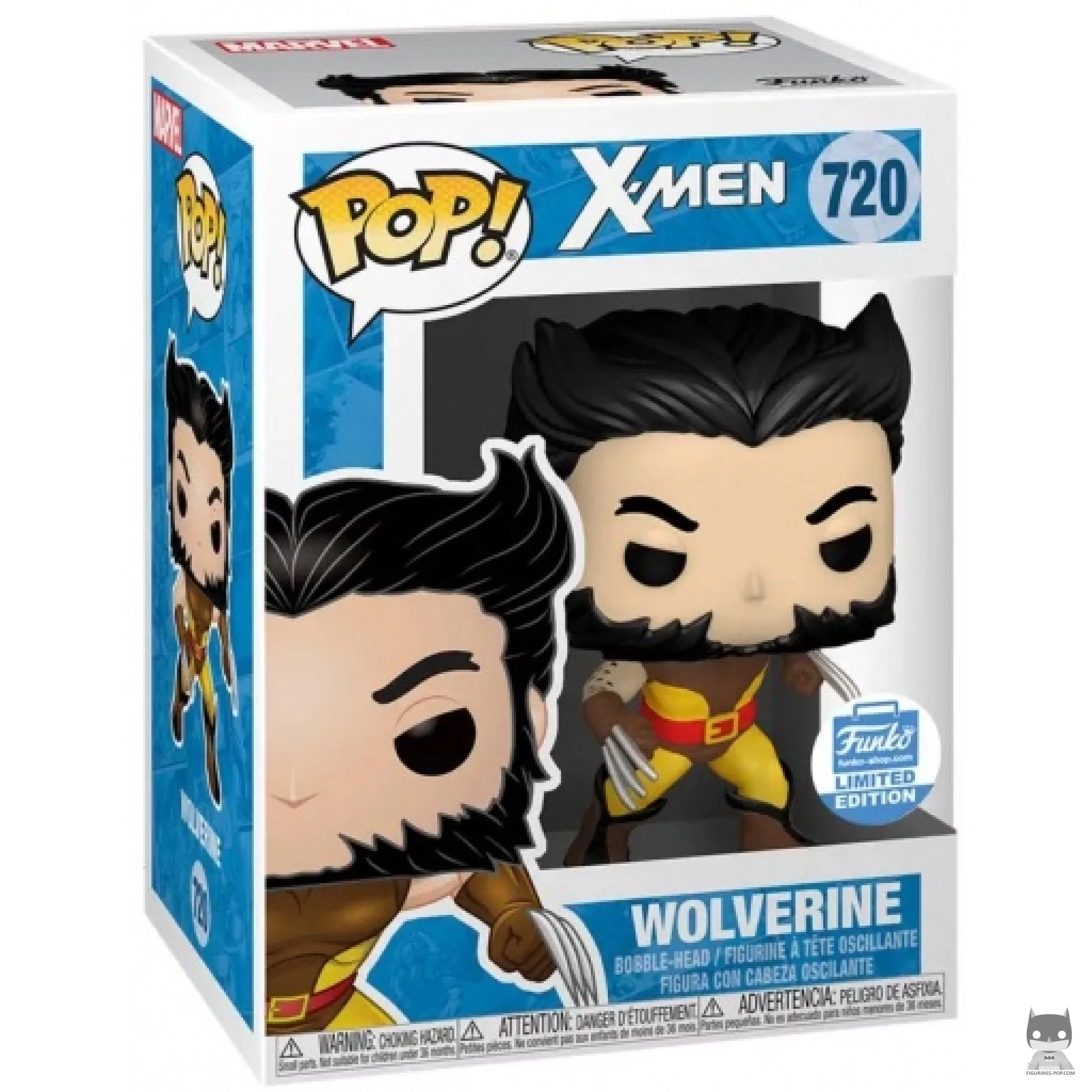 Figurine Funko POP Wolverine avec boîte