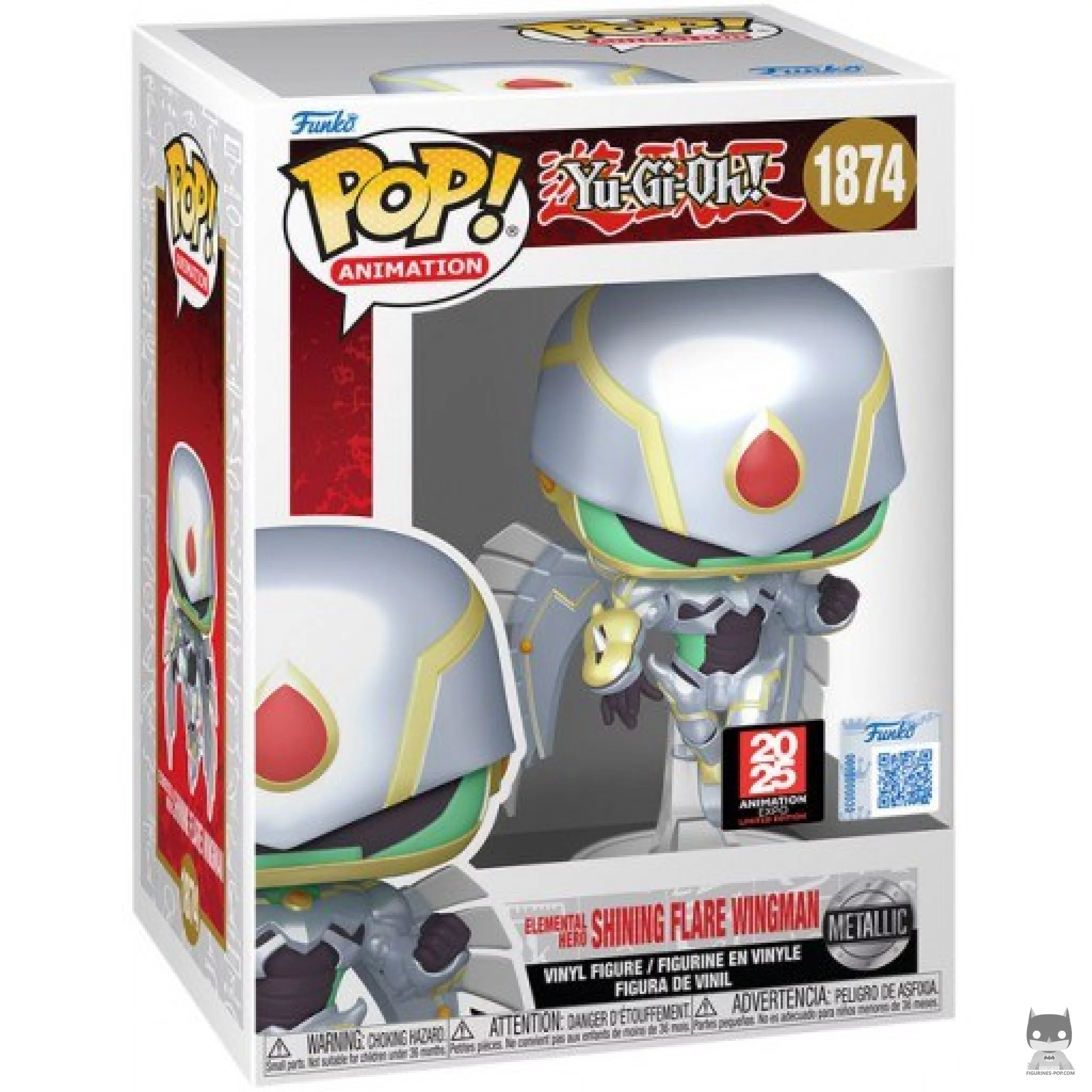 Figurine Funko POP Homme-Oiseau À L'Éclat Lumineux, Héros Élémentaire avec boîte