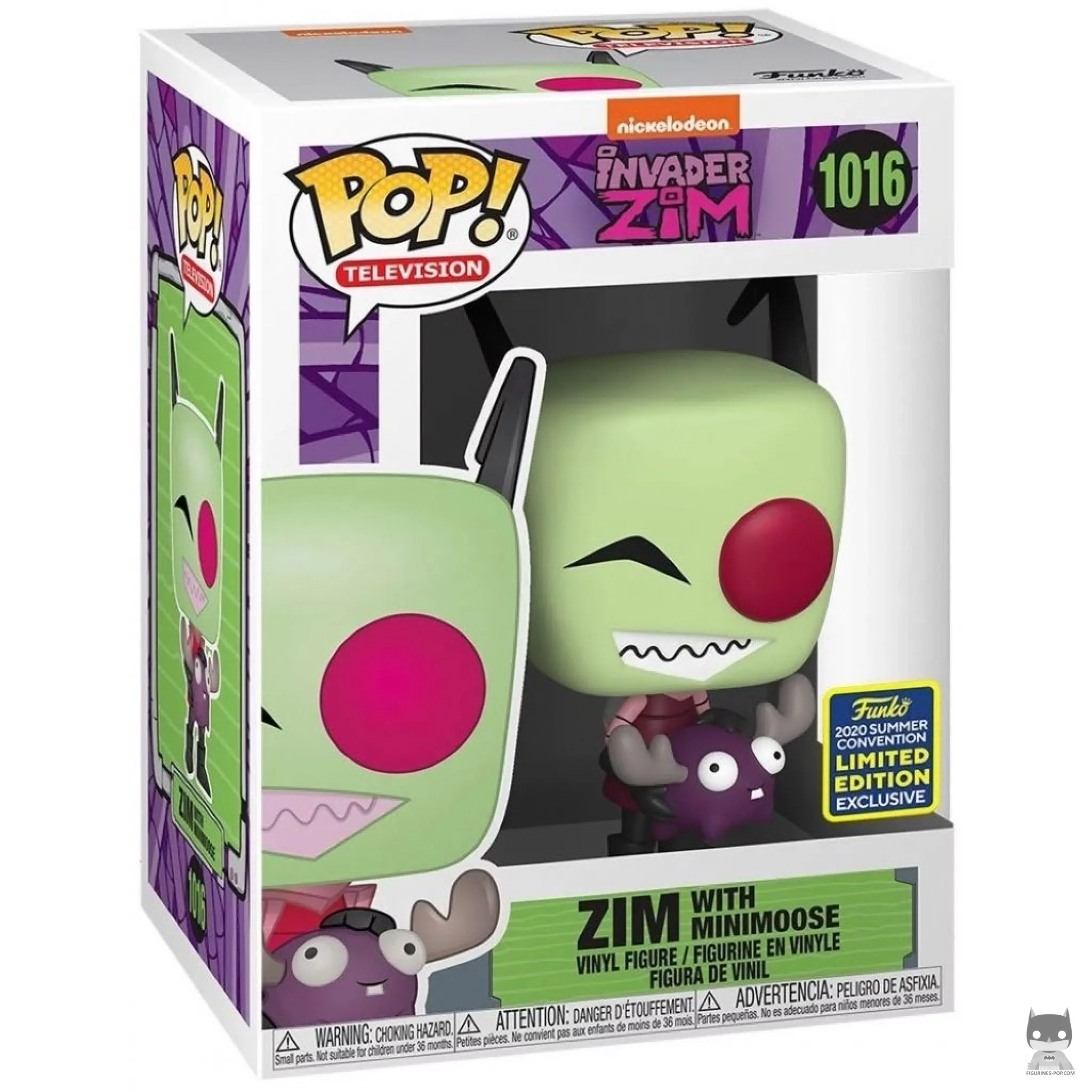 Figurine Funko POP Zim avec Minimoose avec boîte