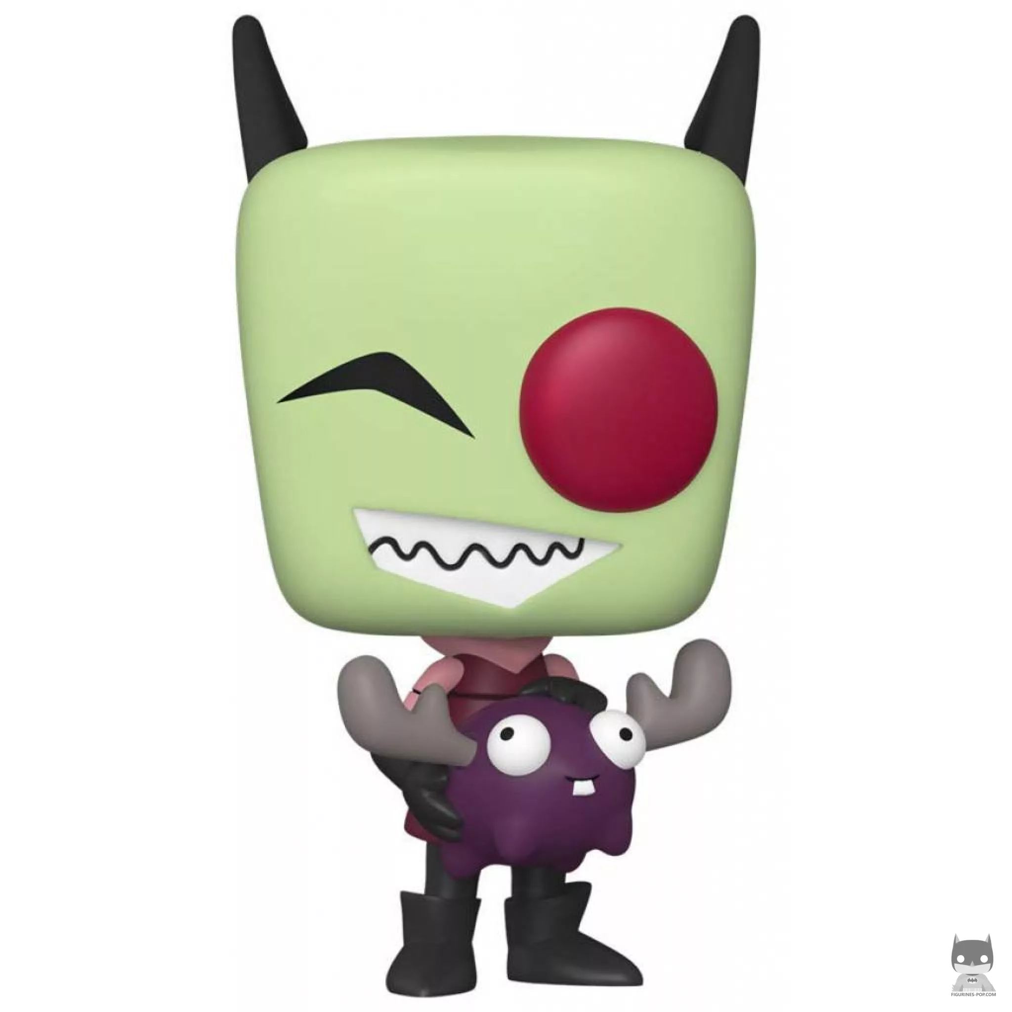 Figurine Funko POP Zim avec Minimoose (Zim l'envahisseur)