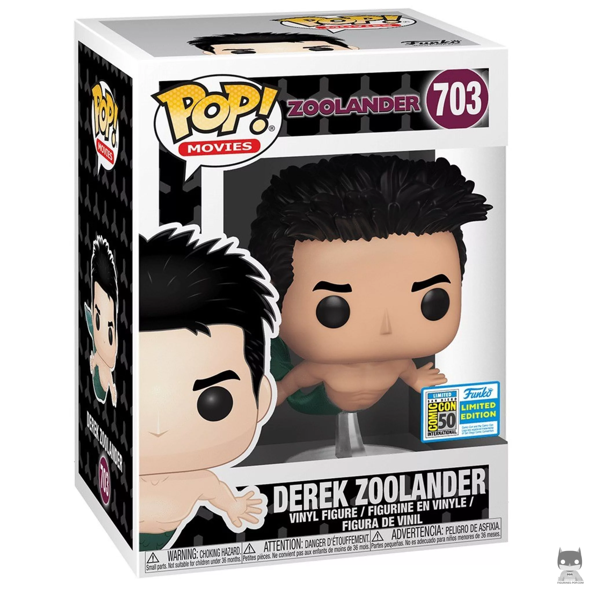 Figurine Funko POP Derek Zoolander avec boîte