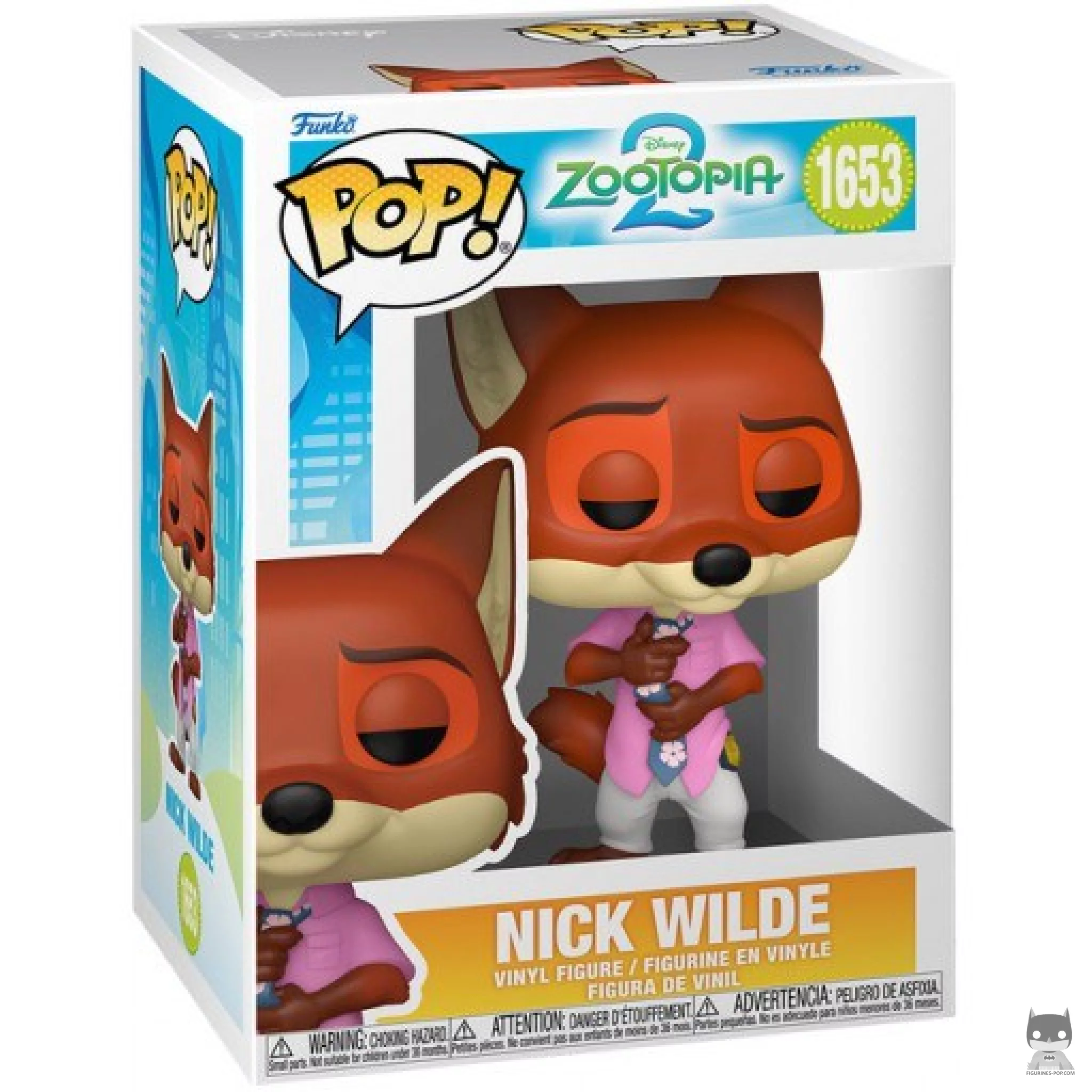 Figurine Funko POP Nick Wilde avec boîte