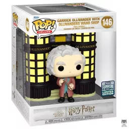 Garrick Ollivander devant Boutique de Baguettes Magiques Ollivanders (Chemin de Traverse)