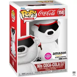 Ours polaire Coca-Cola Années 90 (Flocked)