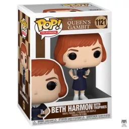 Beth Harmon avec Trophées
