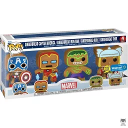 Captain America, Iron Man, Hulk & Thor Pain d'Epices (Glow in the Dark)