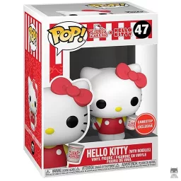 Hello Kitty avec des Nouilles et Fourchette