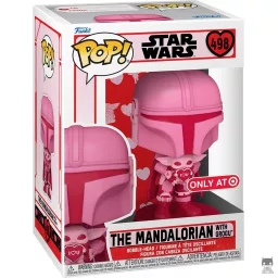 Le Mandalorien avec Grogu (Rose)