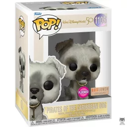 Chien de Pirates des Caraïbes (Flocked)