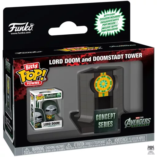 Figurine Funko POP Seigneur Doom et la Tour de Doomstadt (Avengers : Doomsday)