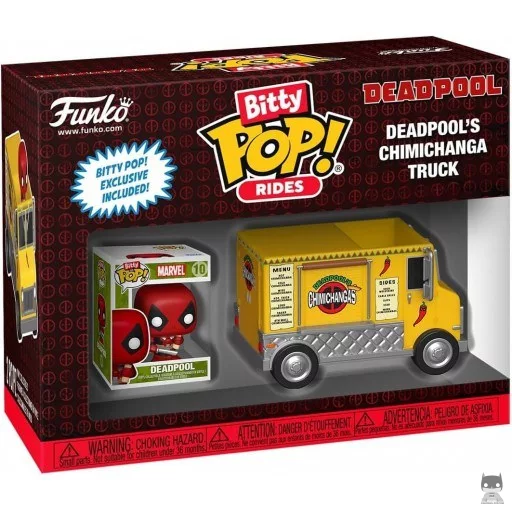 Figurine Funko POP Deadpool avec Camion Chimichanga (Deadpool)