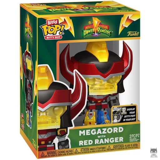 Figurine Funko POP Megazord avec Ranger rouge (Power Rangers)