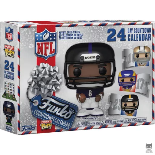 Figurine Funko POP Calendrier de l'Avent NFL 2024 (NFL)
