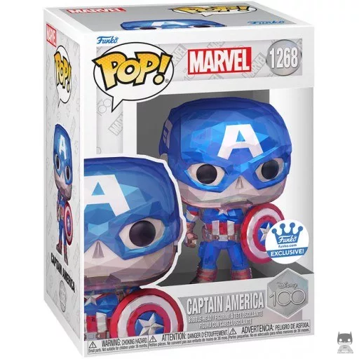 Figurine Funko POP Captain America (Facet) (100 ans de Disney)
