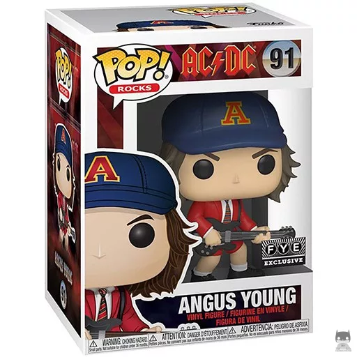 Figurine Funko POP Angus Young (Veste Rouge) (AC/DC)