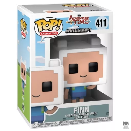 Figurine Funko POP Finn l'Humain (Minecraft Style) (Adventure Time)