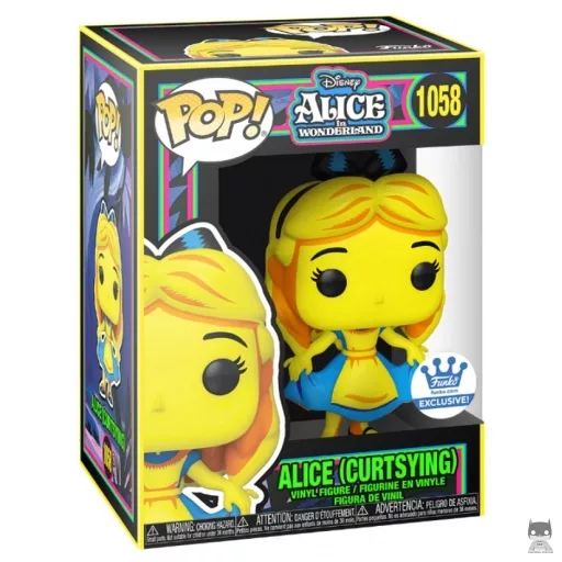 Figurine Funko POP Alice Révérence (Blacklight) (Alice au Pays des Merveilles)