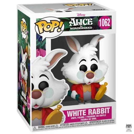 Figurine Funko POP Lapin Blanc avec montre (Alice au Pays des Merveilles)
