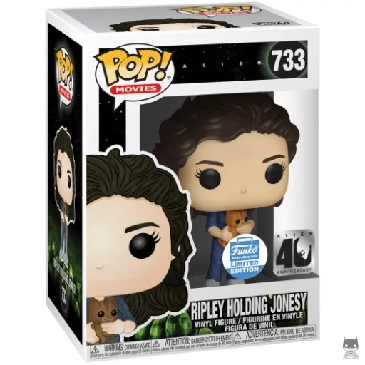 Figurine Funko POP Ripley tenant Jonesy (Alien)