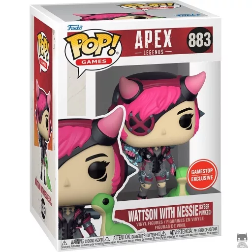 Figurine Funko POP Wattson avec Nessie (Cyber Punked) (Apex Legends)