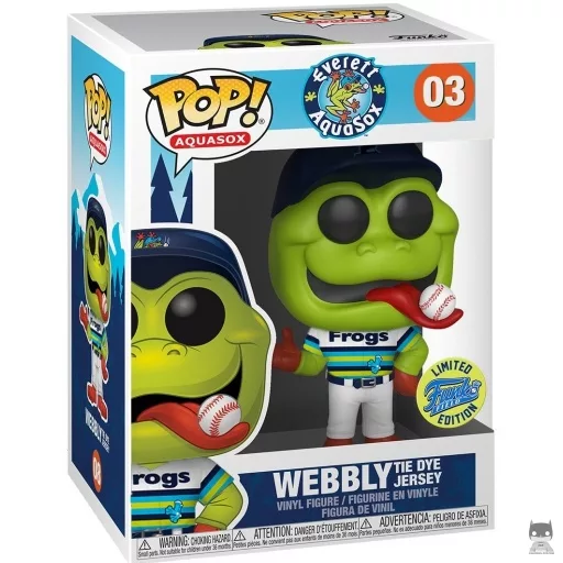 Figurine Funko POP Webbly Frogs Jersey (AquaSox)