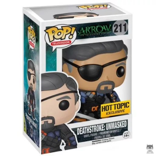 Figurine Funko POP Deathstroke (sans masque) (Exclusive)