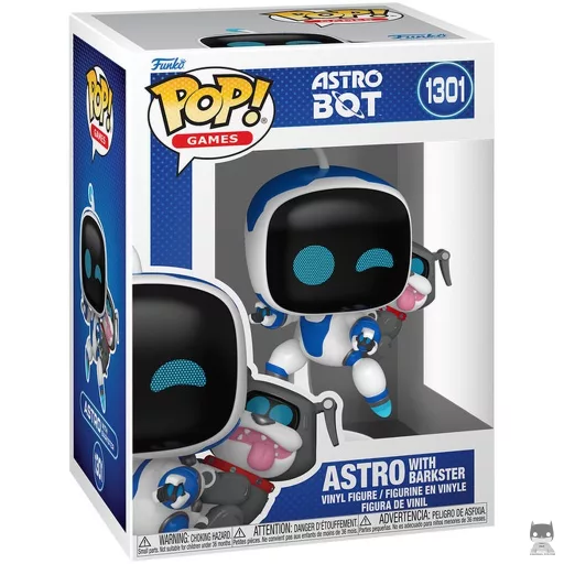 Figurine Funko POP Astro avec Barkster (Astro Bot)
