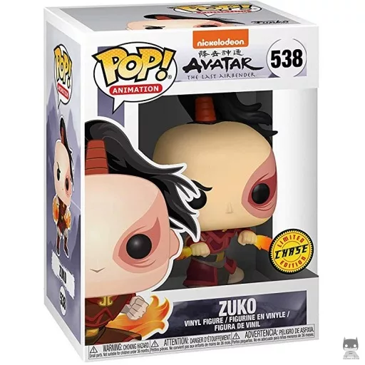 Figurine Funko POP Zuko dagues enflammées (Chase) (Avatar : le dernier maître de l'air)