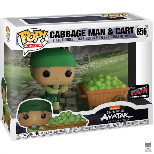 Figurine Funko POP Cabbage Man & Cart (Avatar : le dernier maître de l'air)