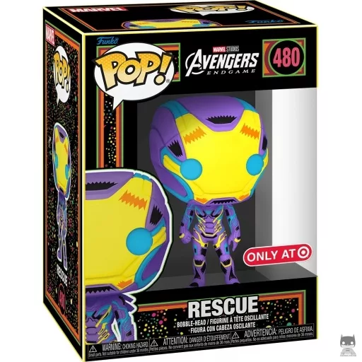 Figurine Funko POP Rescue (Blacklight) (Avengers : Endgame)