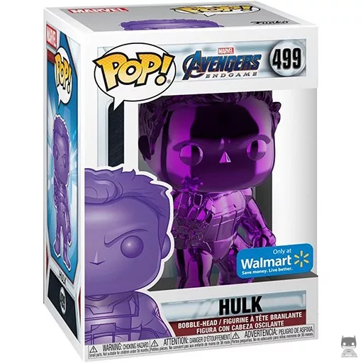 Figurine Funko POP Hulk (Violet & Chrome) (Avengers : Endgame)