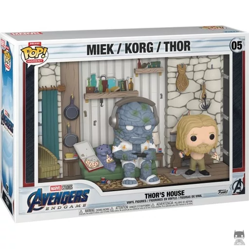 Figurine Funko POP Maison de Thor (Miek, Korg & Thor) (Avengers : Endgame)