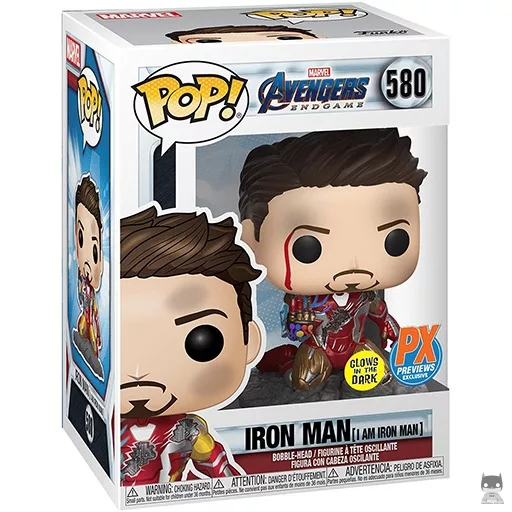 Figurine Funko POP Iron Man (I Am Iron Man) (Metallic) (Avengers : Endgame)