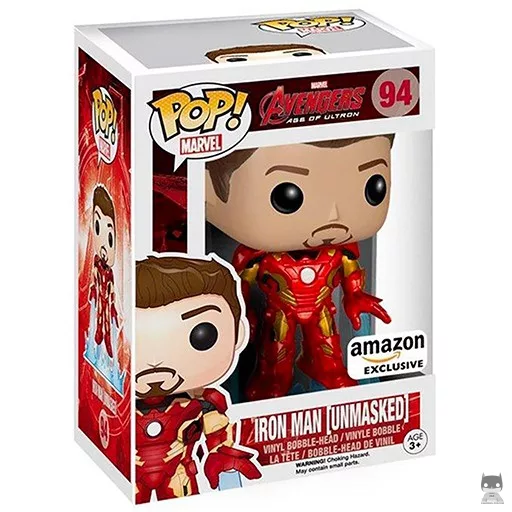 Figurine Funko POP Iron Man (Sans Masque) (Avengers : L'Ère d'Ultron)