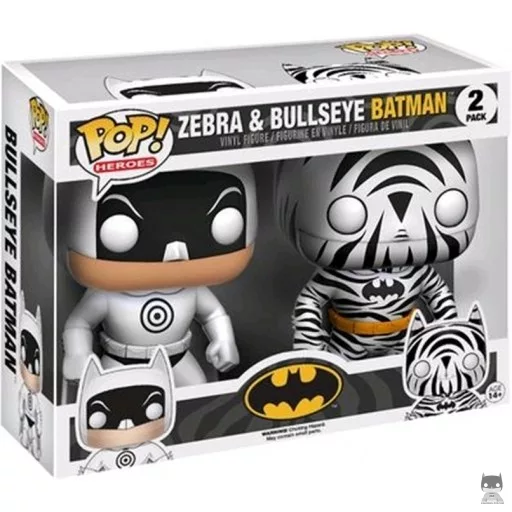 Figurine Funko POP Batman Zebra & Bullseye (Batman)