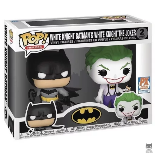 Figurine Funko POP White Knight Batman & White Knight the Joker (Batman)