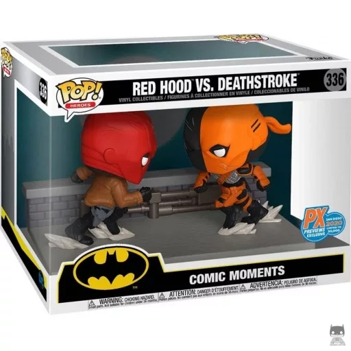 Figurine Funko POP Red Hood vs Deathstroke (Comic Moments)