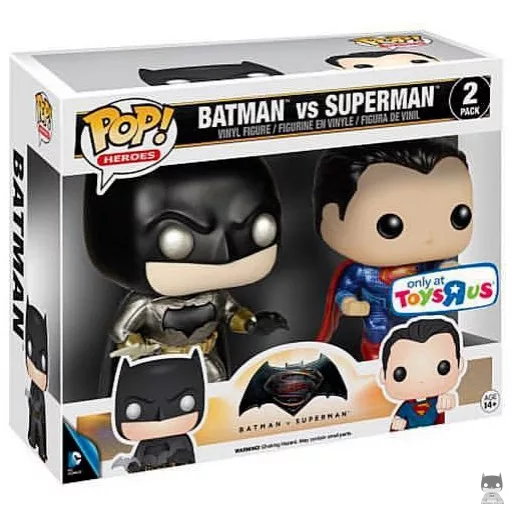 Figurine Funko POP Batman vs Superman (Metallic) (Batman vs Superman : L'Aube de la Justice)