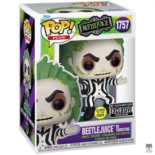 Figurine Funko POP Beetlejuice sur la Pierre Tombale (Glow in the Dark) (Beetlejuice)