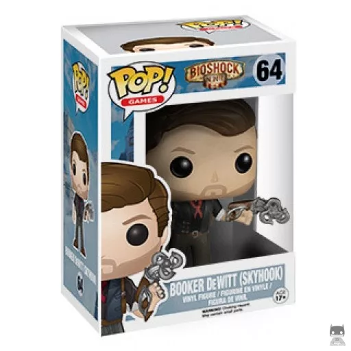 Figurine Funko POP Booker DeWitt (Skyhook) (Bioshock)
