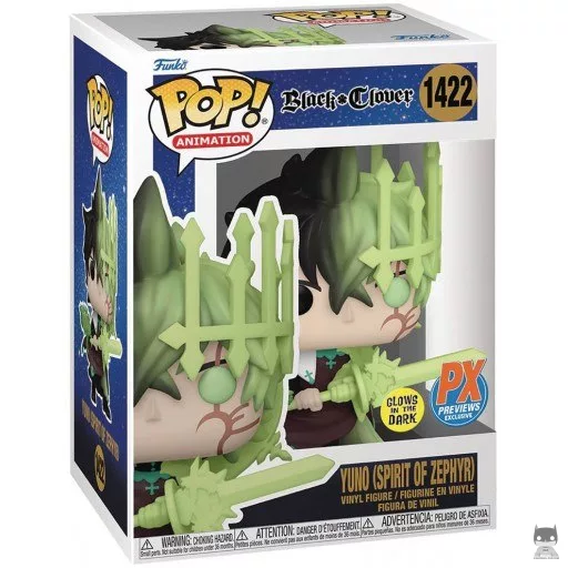 Figurine Funko POP Yuno (Esprit de Zéphyr) (Glow in the Dark) (Black Clover)