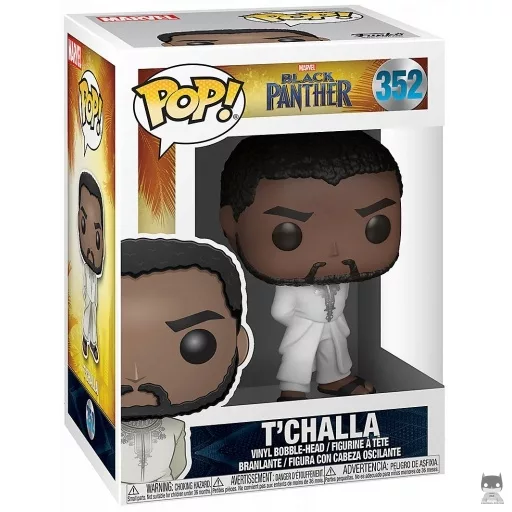 Figurine Funko POP T'Challa (Blanc) (Pop! Vinyl)