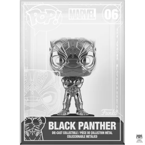 Figurine Funko POP Black Panther (Chase & Metallic) (Exclusive)