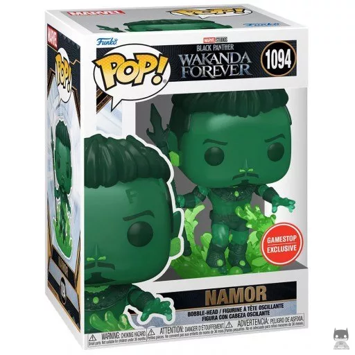 Figurine Funko POP NAMOR (MÉTALLIQUE VERT) (Black Panther : Wakanda Forever)